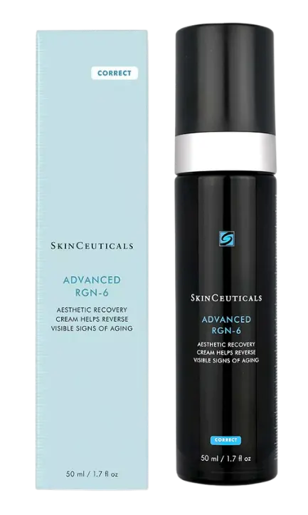 SkinCeuticals Advanced RGN-6 Aesthetic Recovery Cream box and bottle